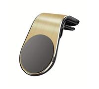 HSDLFIRK 1PC Magnet Phone Holder Car Air Outlet L Navigation Magnetic Suction(Golden)