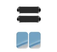 HSDLFIRK 2PCS Magnetic Car Phone Holder Magnet Mount Mobile Cell Stand Telefon GPS Support(2 Black)