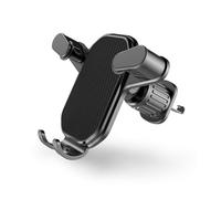 HSDLFIRK Car Gravity Holder Air Vent Mount Stable Anti-shake GPS Support Bracket Universal Mobile Phone Stand For 14 13(Black)