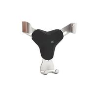 HSDLFIRK Car Phone Holder In Air Vent Mount Stand No Magnetic Mobile Gravity Smartphone For X XS 7 6 Cell Support(Silver color)