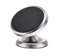 HSDLFIRK Car Phone Holder Magnetic Universal Magnet Mount In Mobile Cell Stand GPS Support(Silver)