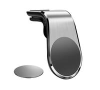 HSDLFIRK Magnetic Car Phone Holder Stand Air Vent Magnet Mount GPS Mobile Bracket In(Silvery)