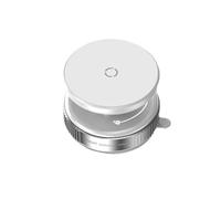 HSDLFIRK Magnetic Vacuum Car Phone Holder 360° Rotation Suction Cup Navigation Stand Bracket(White)