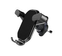 HSDLFIRK Universal Car Phone Holder Gravity Mobile Stand GPS Support Auto Air Vent Mount For 14 13 12 11 Pro Max Xr(Black 1)