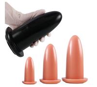 HSDwerwh BDSM Anal Plug S/M/L/XL Buttplug Anal Beads Large Anal Dildo Gay Anus Expansion Dilator SM Sex Toys for Men Women(Schwarz-XL)