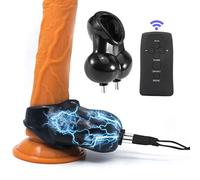 HSDwerwh BDSM Penis Sleeve Electrostimulation SM Sex Toys Glans/Scrotum Bondage Sex Set Men BDSM Toys Electro Shock Scrotum For Men(A)