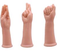 HSDwerwh XXL hand dildo - large fist dildo and anal plug - hand dildo sex toy for men and women - anal dildo with suction cup for anal and vaginal(A)