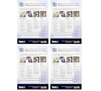HSE A2 Health & Safety Law Poster Northern Ireland Version, What You Need To Know, Laminated Environmentally Friendly Material, Authentic Embedded Hologram, W420mm x H594mm (Pack of 4)
