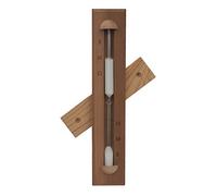 HSE Deluxe Cedar Wall-Mounted Rotating Sauna Sand Timer (15 Minutes, White)