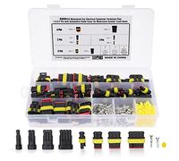 HSEAMALL 300PCS Car Waterproof Electrical Wire Connector Terminal Plug, 1/2/3/4 Pin Male Female Connector