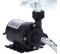 HSEAMALL Brushless Submersible Water Pump DC 12V Amphibious Pump 800L/H 5M for Pond Aquarium Fish Tank Solar Fountain Pool Water Circulation