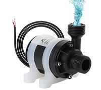 HSEAMALL DC 12V Mini Water Pump,Brushless Submersible Water Pump 800L/H 5M with Silicone Bracket,Amphibious Pump for Pond Aquarium Fish Tank Solar Fountain Pool Water Circulation