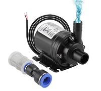 HSEAMALL DC 12V Mini Water Pump with Filter,Submersible brushless Water Pump Amphibious Pump for Pond Aquarium Fish Tank for Pond Aquarium Fish Tank Solar Fountain Pond Water Circulation