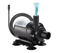 HSEAMALL DC 12V Water Pump,Brushless Submersible Water Pump Amphibious Pump for Pond Aquarium Fish Tank Solar Fountain Pool Water Circulation