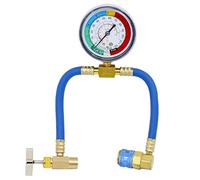 HSEAMALL R134A Automotive air Conditioning Refrigerant Charge Hose,Recharge Measuring Hose W/Manifold Gauge