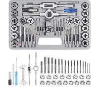 HSEAMALL Tap and Die Set, 40-Piece M3-M12 Tapping and Threading Tools with Tap Wrench Accessories