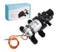 HSEAMALL Water Pump,DC 12V Diaphragm Water Pump High Pressure Self Priming Electric Sprayer Pump with Pressure Switch 100PSI 4L/Min for RV Caravan Boat Cleaning Washing and Garden Watering