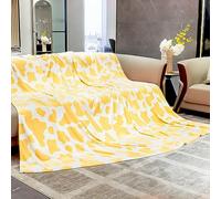 HSEEC Blankets & Throws Queen Size Soft Fleece Blanket Throw Cozy Blanket for Bed Throw 90x90 inches