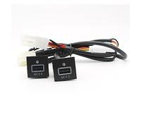 HSENY 12V/24V Quick Car Charger Socket Cigarette Lighter QC3.0 PD USB Interface Adapter Fit For VW Fit For Jetta 5 MK5 Fit For Scirocco Fit For Golf 06-12(Color:Double QC3.0)