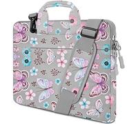 HSEOK 17.3 Inch Laptop Shoulder Bag, Water-Resistant & Shockproof Protective Computer Case Compatible with 17.3 inch Dell Asus HP Lenovo Acer MSI Notebooks, B02F01