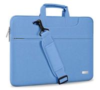 HSEOK 17.3 Inch Laptop Shoulder Bag, Water-Resistant & Shockproof Protective Computer Case Compatible with 17.3 inch Dell Asus HP Lenovo Acer MSI Notebooks,L02B01
