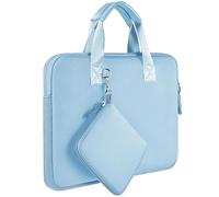 Hseok Laptop Sleeve 13.3 inch Case with Small Pouch, Neoprene Computer Handbag Compatible with 13 inch MacBook Air/Pro, MacBook Pro 14 inch, XPS 13 and Most 13 13.3 13.5 14 inch Notebooks，SK01BL01