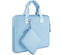 Hseok Laptop Sleeve 16 inch Case with Small Pouch, Neoprene Computer Bag Compatible with MacBook Pro 16 inch M4/M3/M2/M1, MacBook Pro 15.4" and Most 15-15.6-16 inch Notebooks,SK01BL01