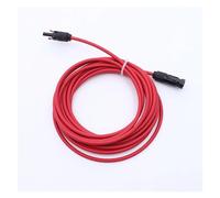 HsePank Double Ends Solar Extension Cable With Connector 1-10 Meter 4mm2/6mm2 1000V/1500V PV DC Photovoltaic Wire(Red,5M 4mm2)