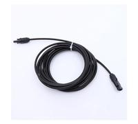HsePank Double Ends Solar Extension Cable With Connector 1-10 Meter 4mm2/6mm2 1000V/1500V PV DC Photovoltaic Wire(Black,6M 6mm2)