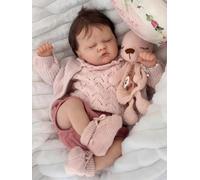 Hserial reborn baby dolls silicone girls 19inch lifelike newborn babies realistic toddler boys that look real life sleep