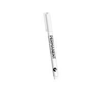 HSETHOA Capped White Marker for Writing and Clear Line Drawing, 1 stick | Capped Writing Tool with Pocket Clip, White Marks for Visual Contrast, Defined Lines for Lettering and Artwork