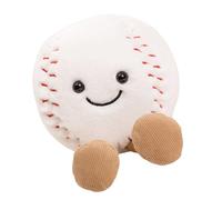 HSETHOA Cuddly Sports Theme Plush Toy Soft Stuffed Balls, Baseball | Multifunctional Safe Cotton Filling for Children and Adults Home Decoration Birthday Party Souvenir Toy Figure