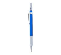 HSETHOA Drawing Pencil with Top Button Control, 2mm blue rod black c | Built-in Pocket Clip, Textured Grip Section, Top Button Refill Control, Single Pencil for Writing and Drawing