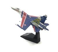 HSEYWVDJF 1:100 For SU-27 Warrior Demonstration Aircraft Russian Metal Alloy Aircraft Model Metal Model Airplane Model