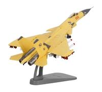 HSEYWVDJF 1/100 Scale For Navy Army China J-15 Similar To Russian Su 33 Fighting Falcon Aircraft Model Display Collectible(Yellow)