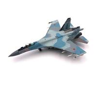HSEYWVDJF 1/100 Scale For Russia Airforce SU-35 Fighter Air Force One Diecast Aircraft Plane Model Alloy Airline(B)