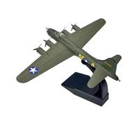 HSEYWVDJF 1/144 Scale For B17 B-17 Flying Fortress Heavy Bomber Metal Military Airplane Plane Toy Model