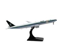 HSEYWVDJF 1:400 Scale Model Saudi Arabian Airlines B777-300ER HZ-AK28 Diecast Alloy Material Aircraft Collection