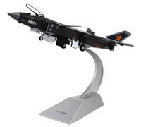 HSEYWVDJF 1:48 Scale Stealth Jet Fourth Generation Fighter For 20 J20 Static Simulation Model Die-cast Metal Aircraft Model