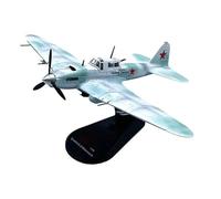 HSEYWVDJF 1:72 Alloy Die-cast Soviet IL2 Fighter Attack Aircraft Aging Version Fighter Model Metal Plane