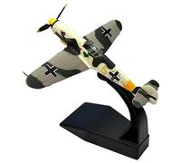 HSEYWVDJF 1/72 Scale FOR German Fighter Messerschmitt BF109 BF-109 Me-109 Diecast Metal Airplane Plane Aircraft Model