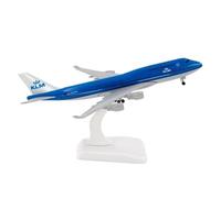 HSEYWVDJF 20cm Aircraft For KLM Royal Dutch Airlines Boeing 747 With Landing Gear B747 Alloy Plane Die-cast Planes Model