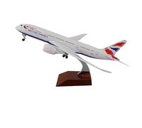 HSEYWVDJF 20cm Alloy Metal For British Airways Boeing 787 B787 Airlines Airplane Model Diecast Air Plane Model Aircraft
