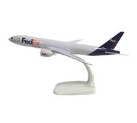 HSEYWVDJF 20cm Plane Model Airplane Model For FedEx Aviation Boeing 777 Aircraft Model 1:300 Diecast Metal Airplanes Planes
