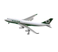 HSEYWVDJF Alloy Collectible Plane 1:200 FOR EVA Air Boeing 747-400 Diecast Aircraft Model B-16411