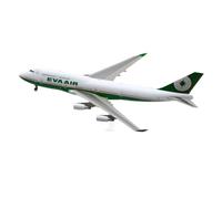 HSEYWVDJF Alloy Collectible Plane 1:200 For EVA Air Boeing B747-400 Diecast Aircraft Jet Model B-16411 With Aviationtag