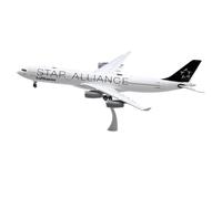 HSEYWVDJF Alloy Collectible Plane 1:200 FOR Lufthansa StarAlliance Airbus A340-300 Diecast Aircraft Jet Model D-AIGN