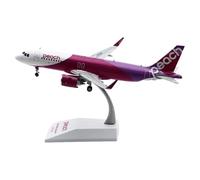 HSEYWVDJF Alloy Collectible Plane 1:200 For Peach Airlines Airbus A320neo Diecast Aircraft Jet Model JA201P With Stand