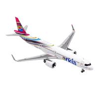 HSEYWVDJF Alloy Collectible Plane 1:400 For Arkia Israeli Arilines A321neo Diecast Aircraft JET Model 4X-AGH With Stand
