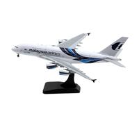 HSEYWVDJF Alloy Collectible Plane 1:400 For Malaysia Airlines 100th Airbus A380 Diecast Aircraft Jet Model 9M-MNF